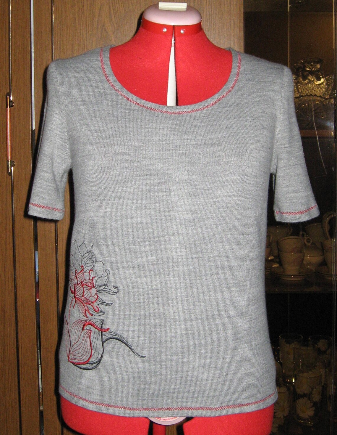 Machine embroidery design flower 5x7 in instant download  etsy