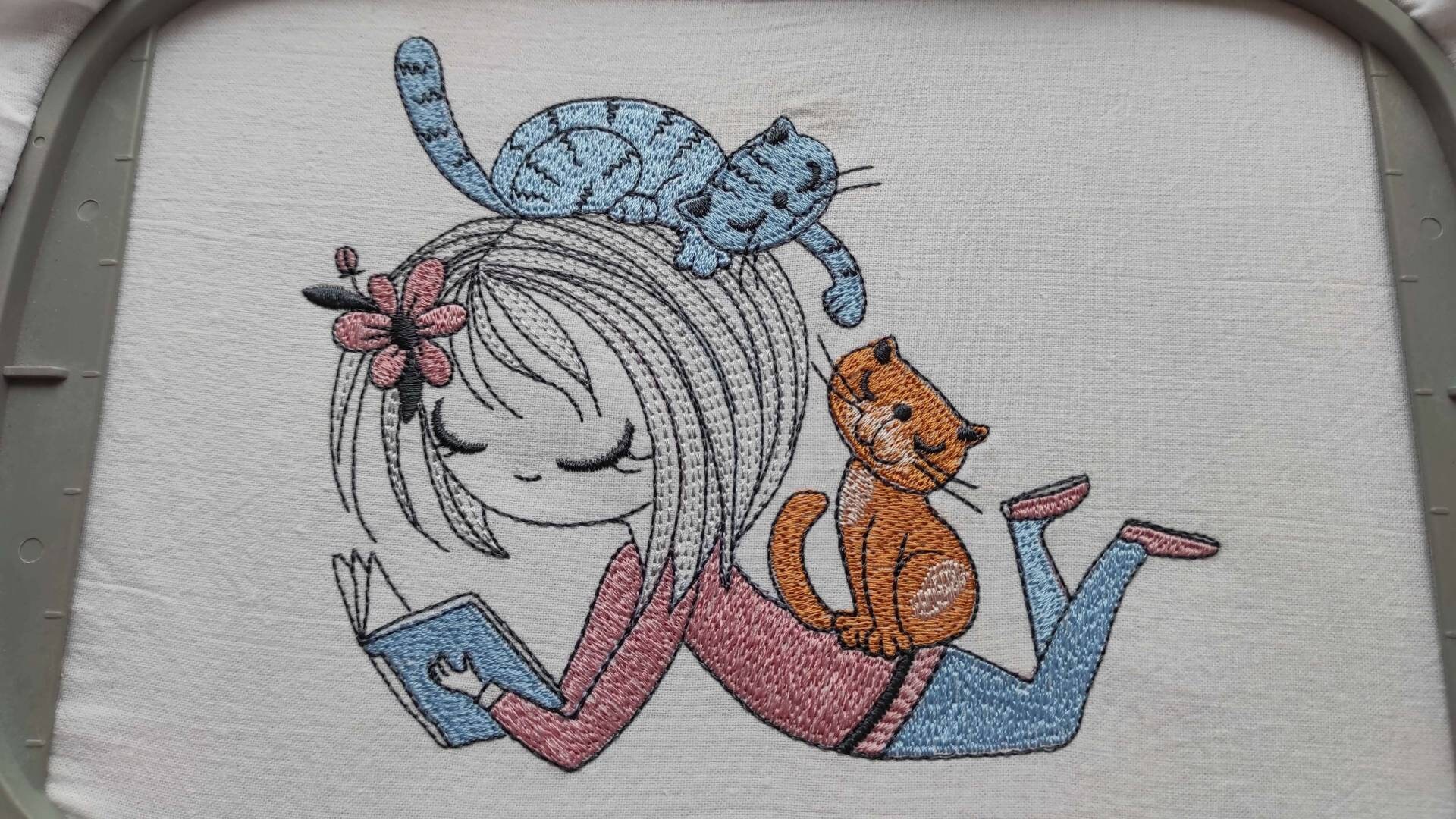 Embroidery Designs Girl Embroidery Design Baby Etsy