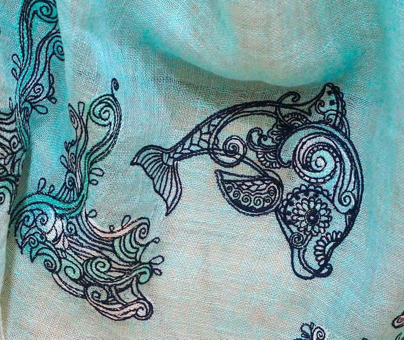 Embroidery designs dolphin embroidery design animals  etsy