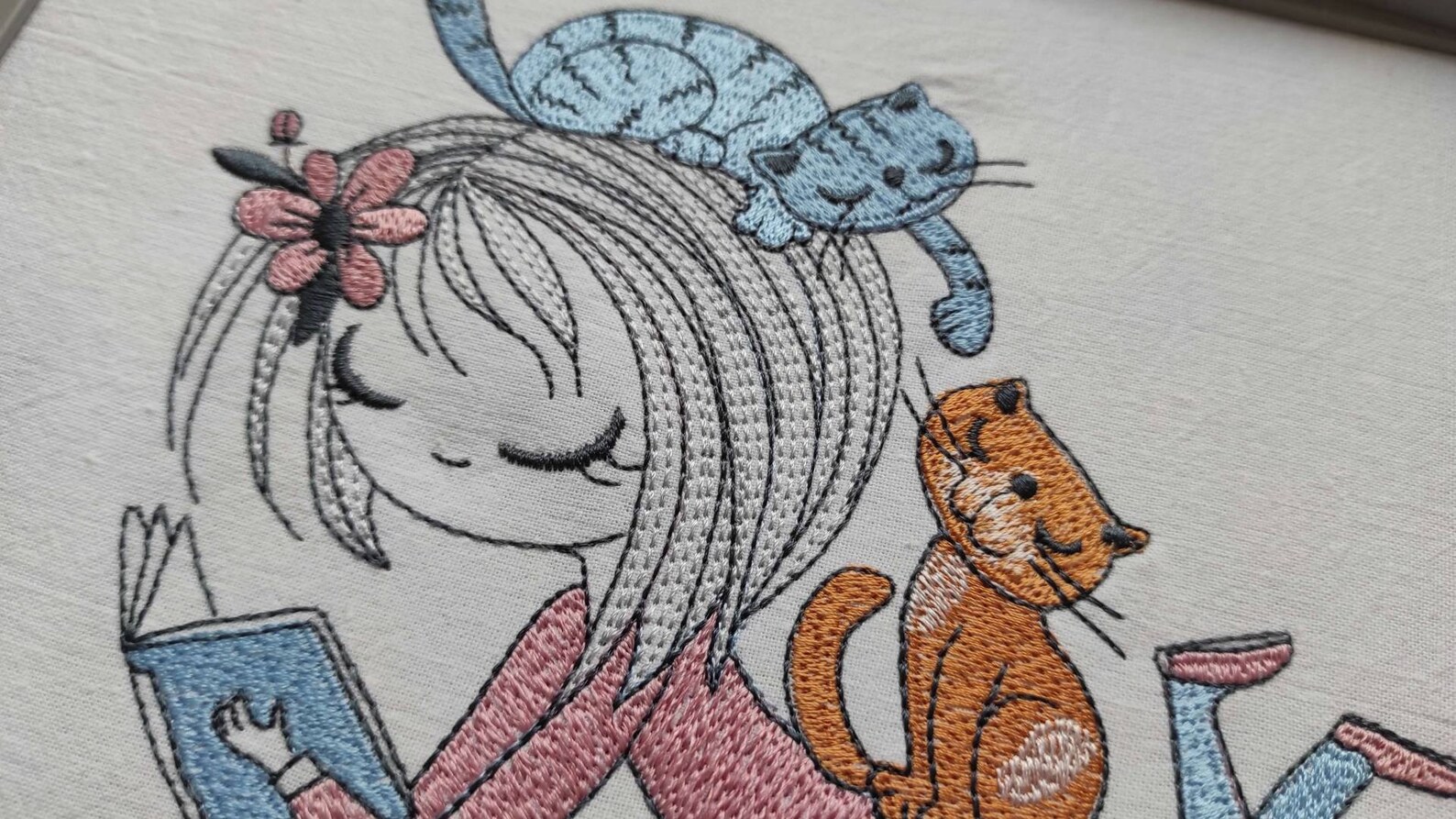 Embroidery Designs Girl Embroidery Design Baby Etsy UK