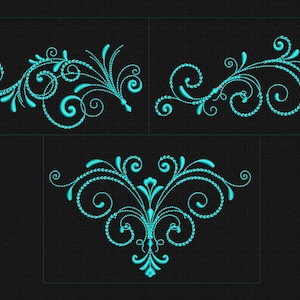 Embroidery Design Swirls Embroidery Designs Pattern