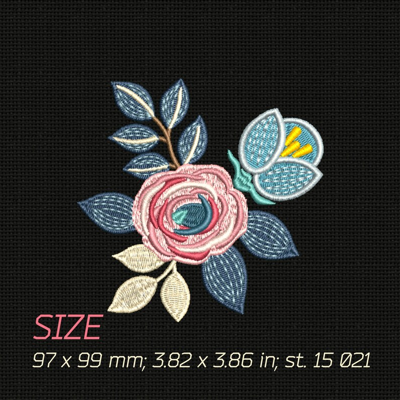 Disegni Fiori Da Ricamare A Punto Pieno / disegno da ricamare