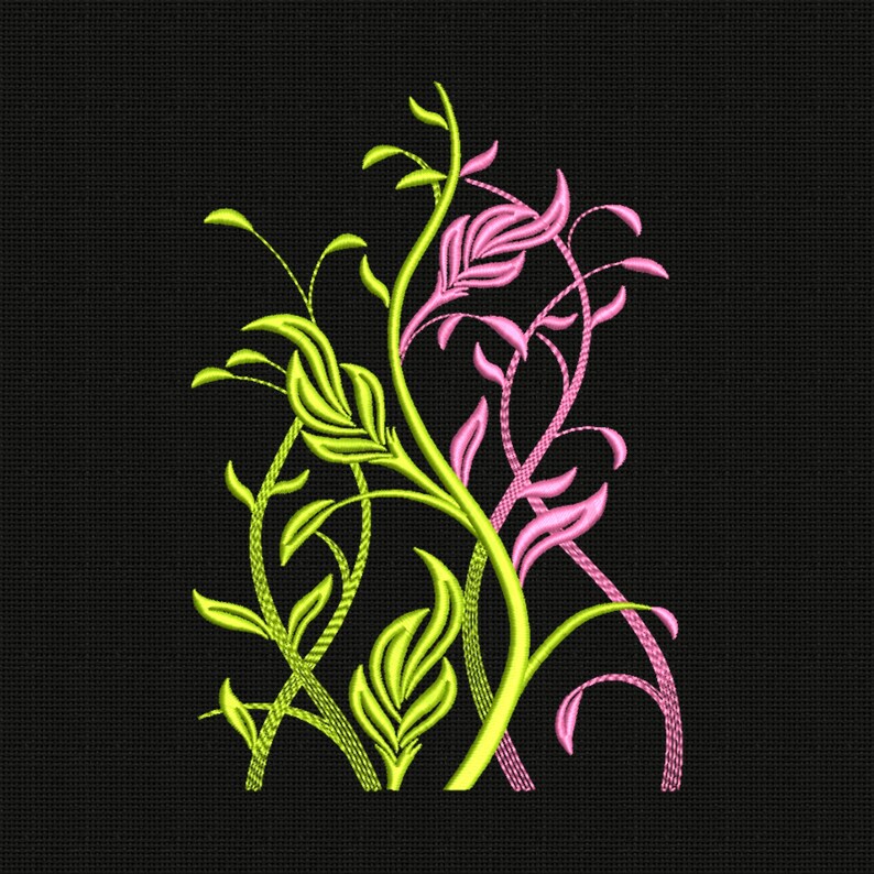 Machine embroidery design flowers grass 6x8 in instant etsy Machine embroidery design flowers grass 6x8 in instant etsy
