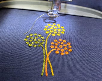 Flower Embroidery Design | Mini Floral | Machine Embroidery File