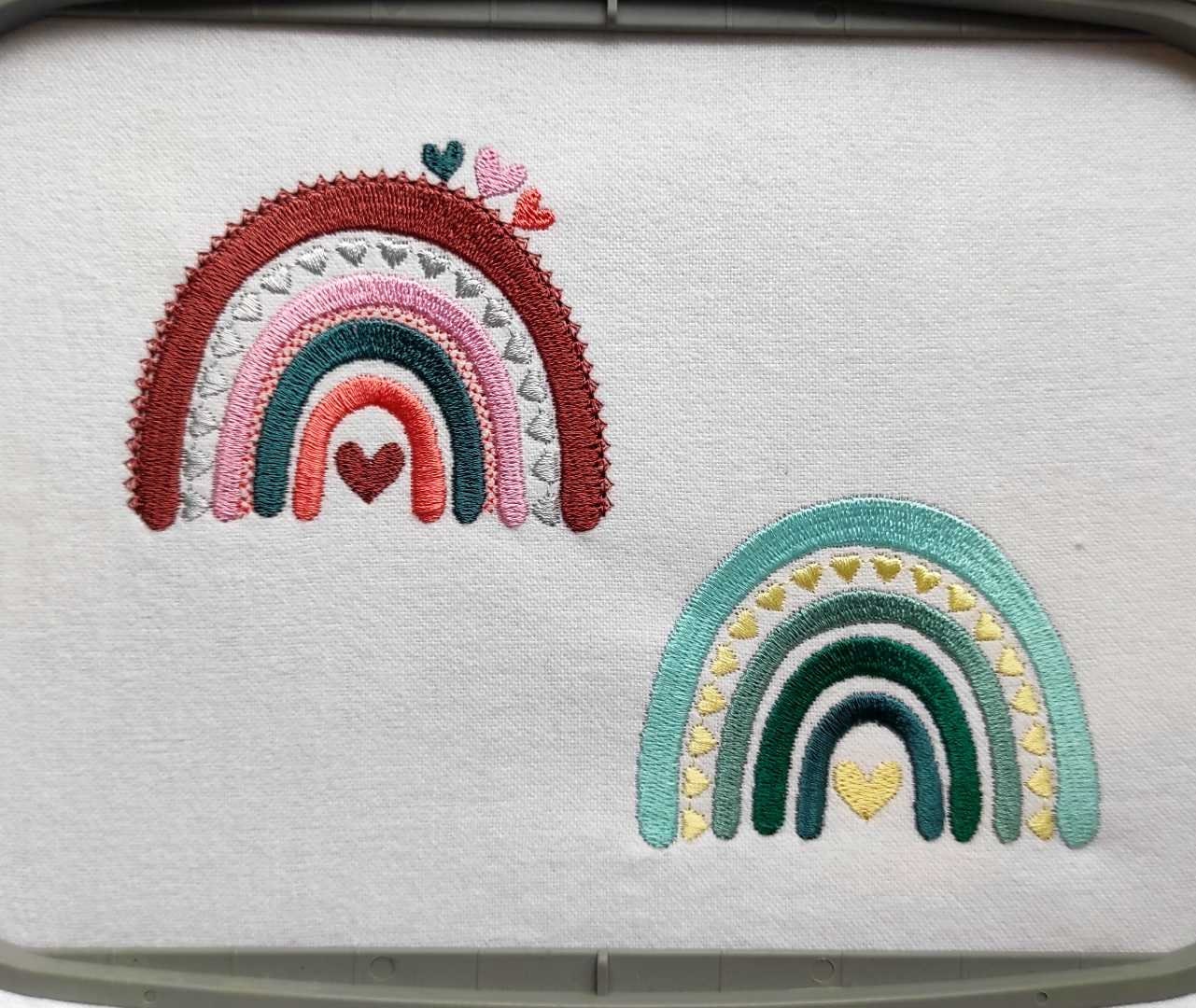 Embroidery Designs Rainbow Embroidery Design Etsy