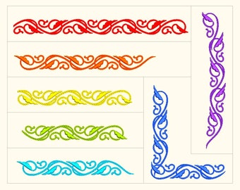 Stickerei Design Bordüren Stickmuster Muster