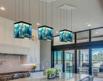 Cobalt blue pendant lights kitchen online