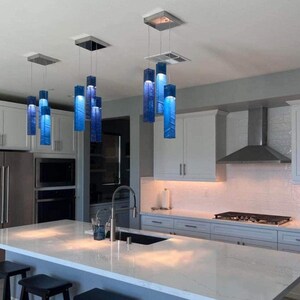 Lighting for Designers, Ambiance Kitchen Lighting, Kitchen Decor Lighting Ideas, Professional lighting, Custom Lighting, Kitchen Island Lamp image 4