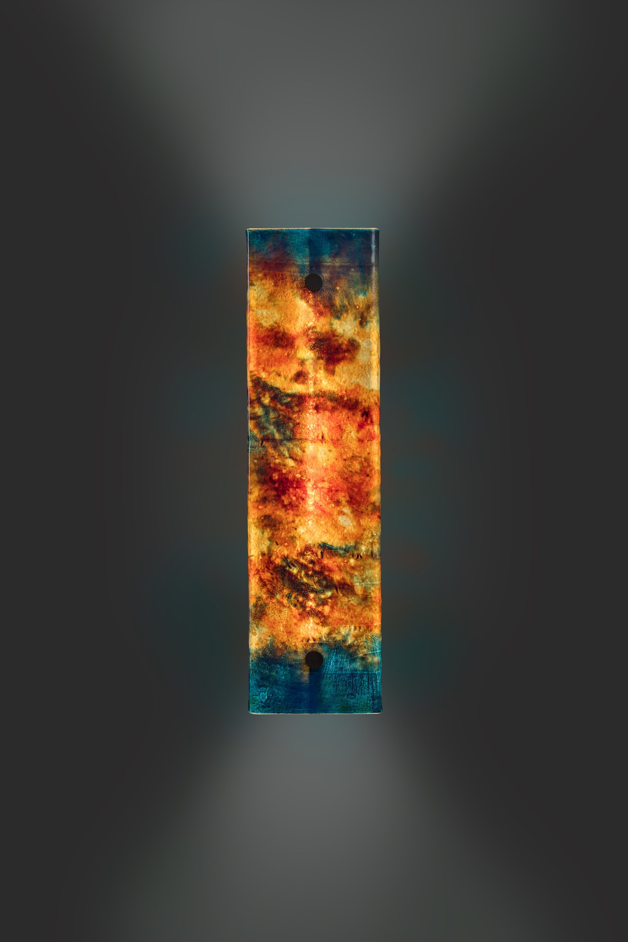 Modern Glass Art Wall Lamp Unique Lamp Light Wall Art. Wall Etsy