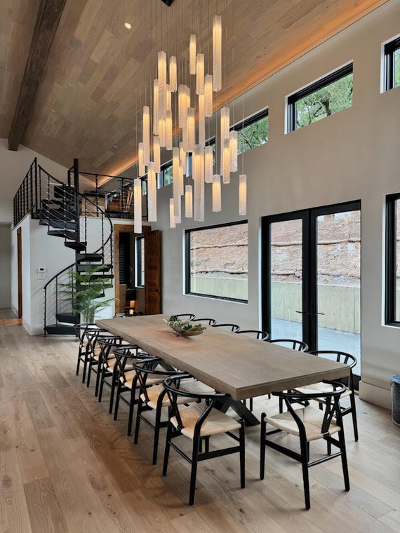 Long Dining Room Chandeliers