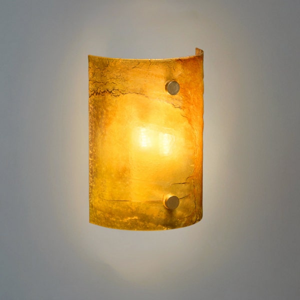 Wall Sconces Light, Stain Glass Wall Art for Living Room Decor Lighting or Bedroom Light. Unique Lighting Art Glass Sconces in 33 colors