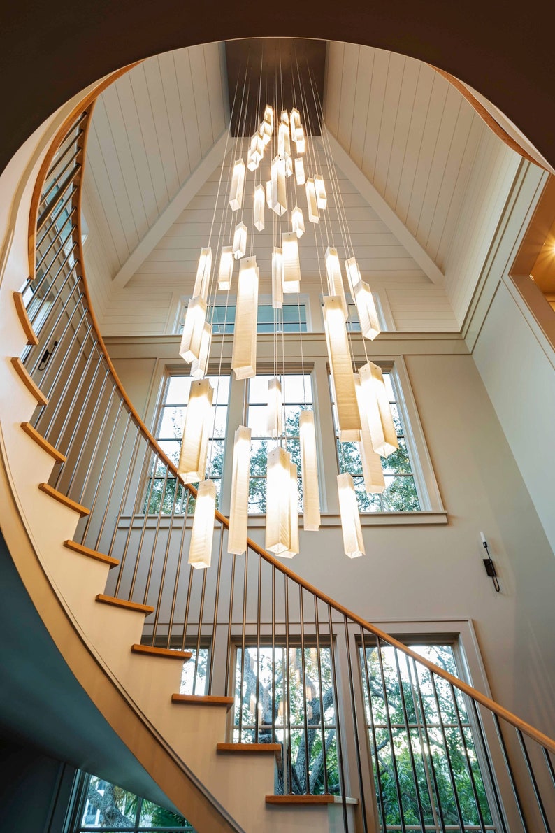 Large Chandelier Lighting for Vaulted Ceiling or High Ceiling - Etsy