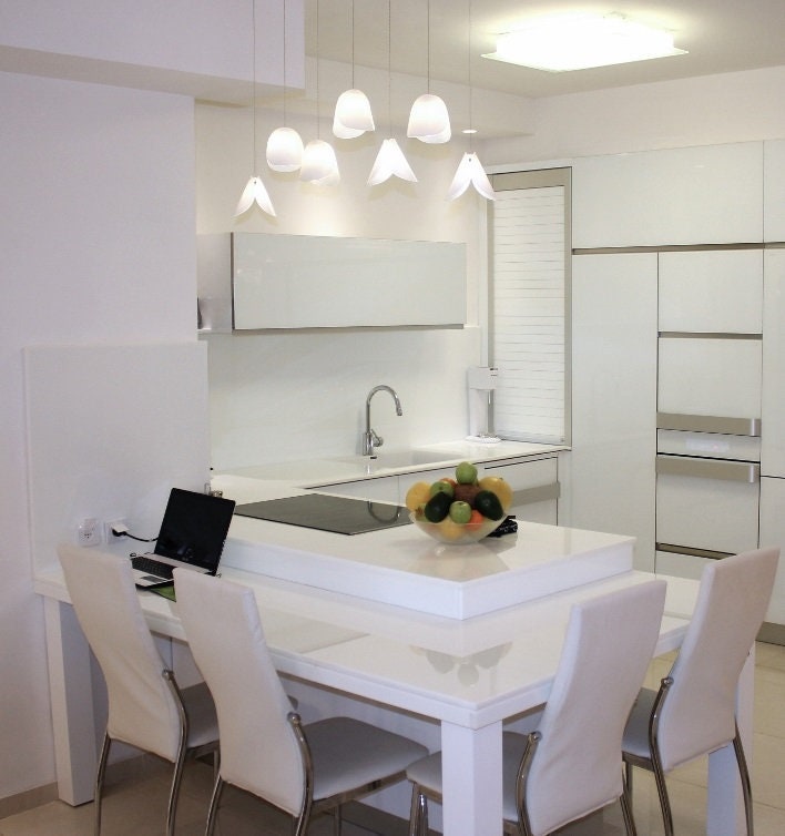 Küche Beleuchtung Glas Anhänger Glasglas Küche Insel Licht | Etsy