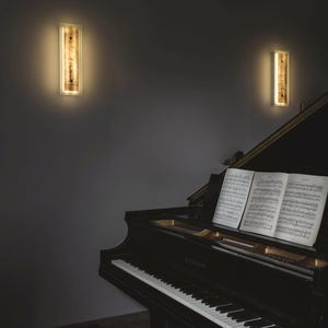 A Unique Wall Sconce and Murano Wall Light — Statement Wall Art and Glass Wall Sconce 19.68 Long
