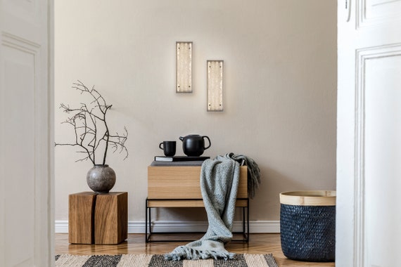 Lighted living sale room decor