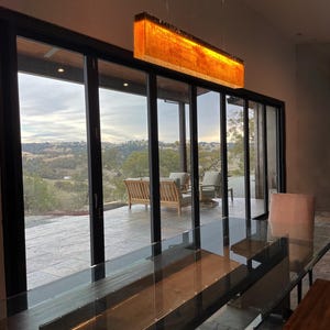 Lumière linéaire | Plafond rectangulaire pour îlot de cuisine et salle à manger 47.2x3.9x7.9H Inchs (120x10x20cm)  5xLed E26