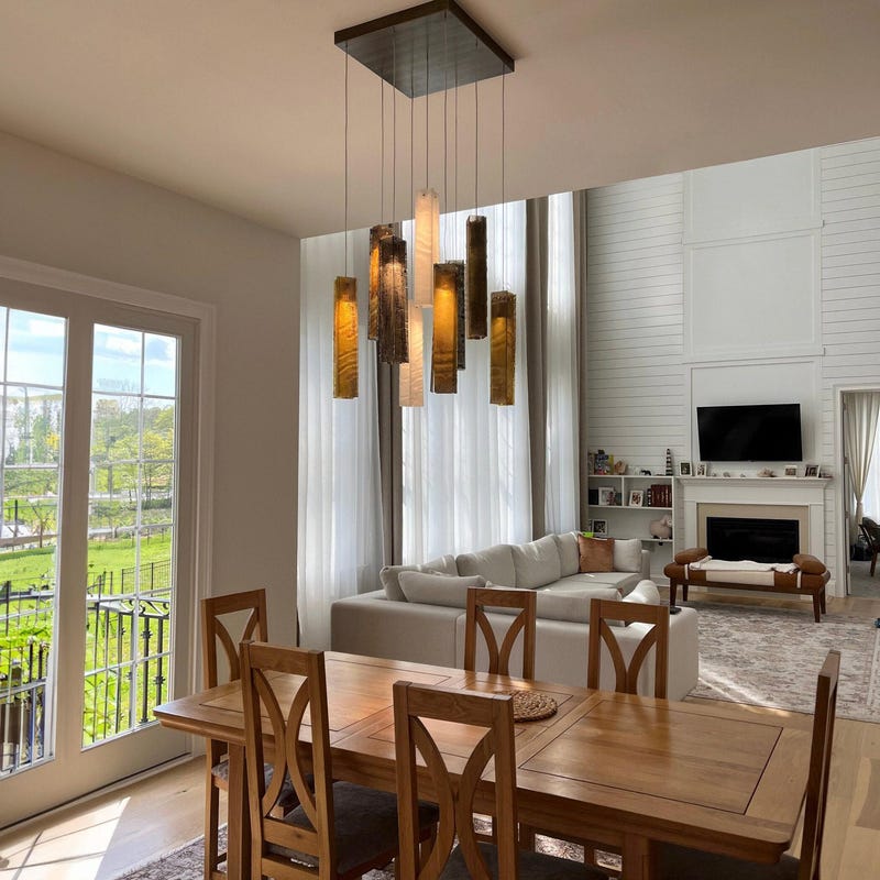 Wood Dining Room Light - Etsy