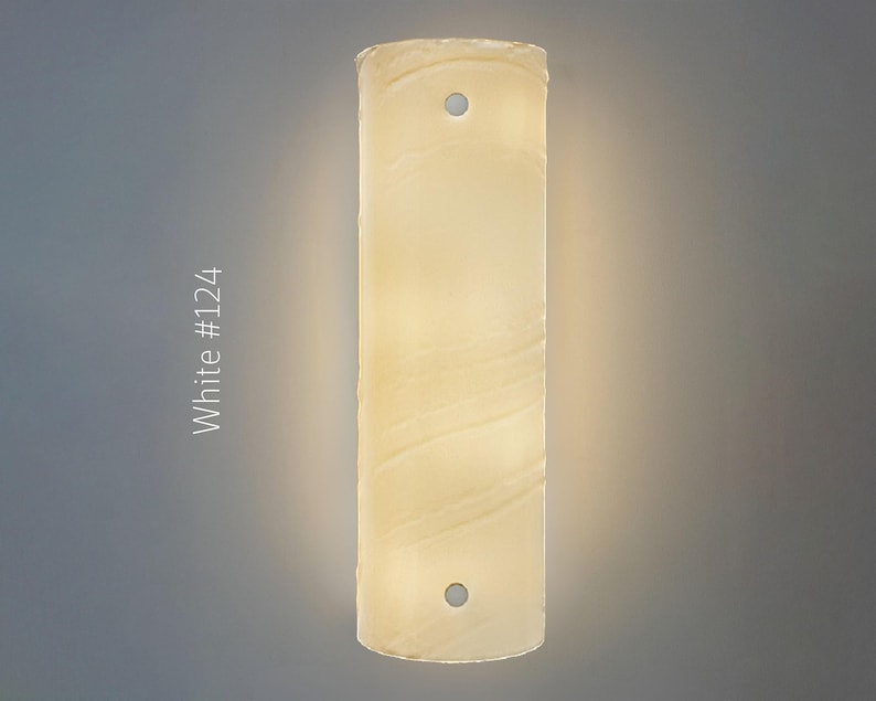 Unique Art Glass Wall Sconces Lighting. Stain Glass Panel Wall Lamp in 33 Art Glass colors to choose from. Original Stain Glass Art image 8