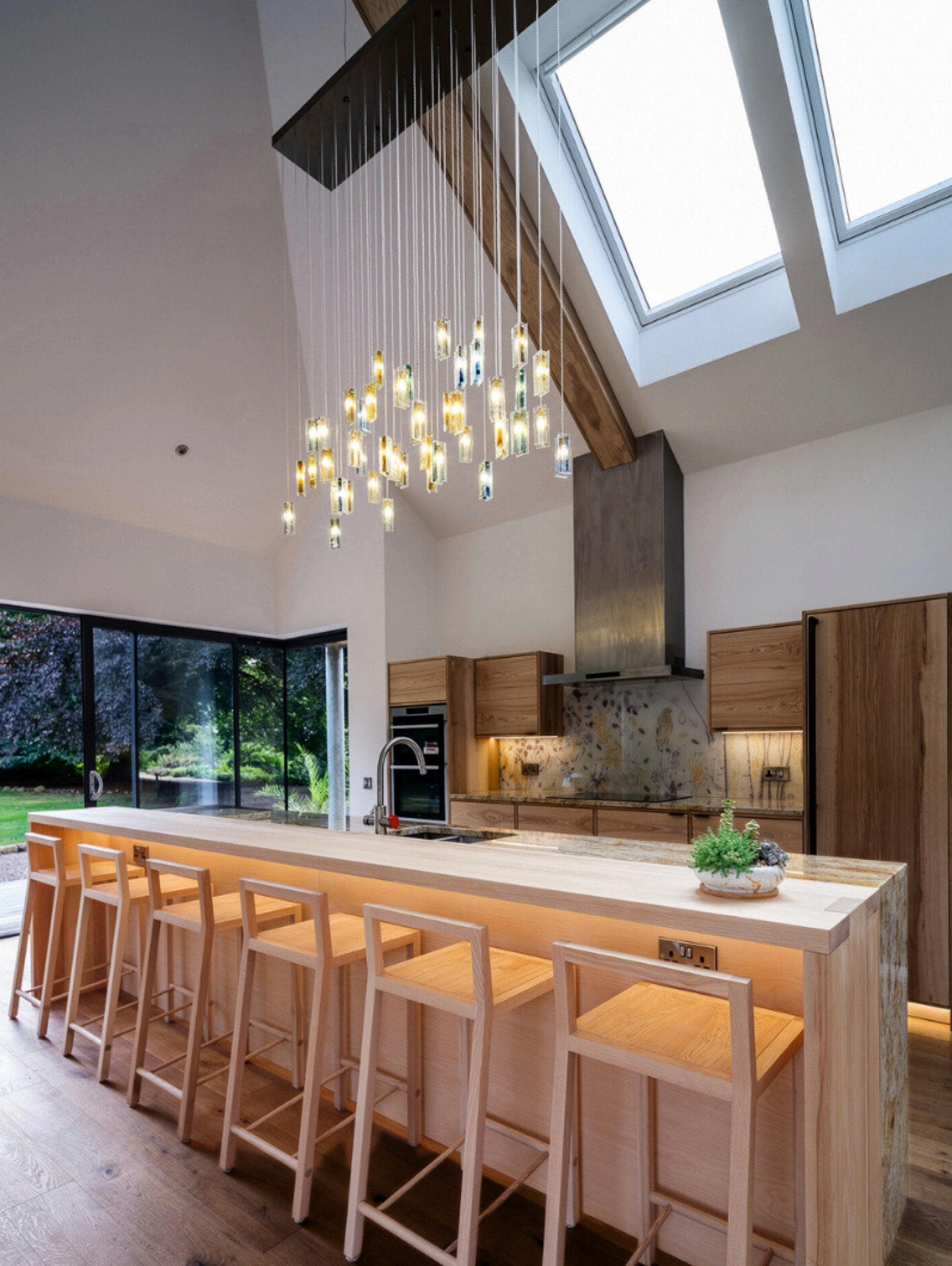 Modern Farmhouse, Kitchen Island Lighting, Stain Glass Hanging Lamp Large  Glass Pendant Light. Large Hanging Stain Glass Lamp - Etsy, image size:2100x2793