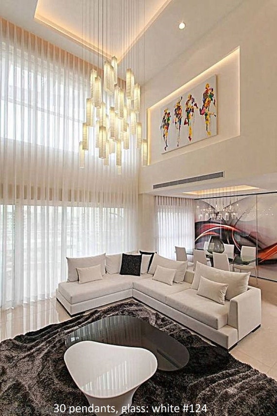 Large Chandelier For Home Décor Modern Lighting - High Ceiling Modern Living Room Lighting
