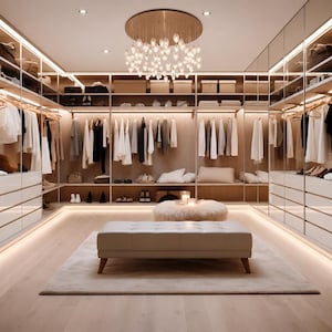 Master Bedroom Decor Ceiling Light — A Murano Chandelier Elevating any Dressing Room Decor