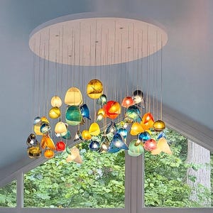 Iridescent Bubble Chandelier - Etsy