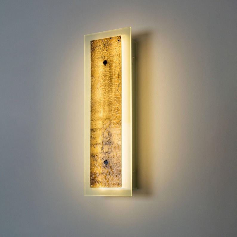 A Unique Wall Sconce and Murano Wall Light — Statement Wall Art and Glass Wall Sconce image 1