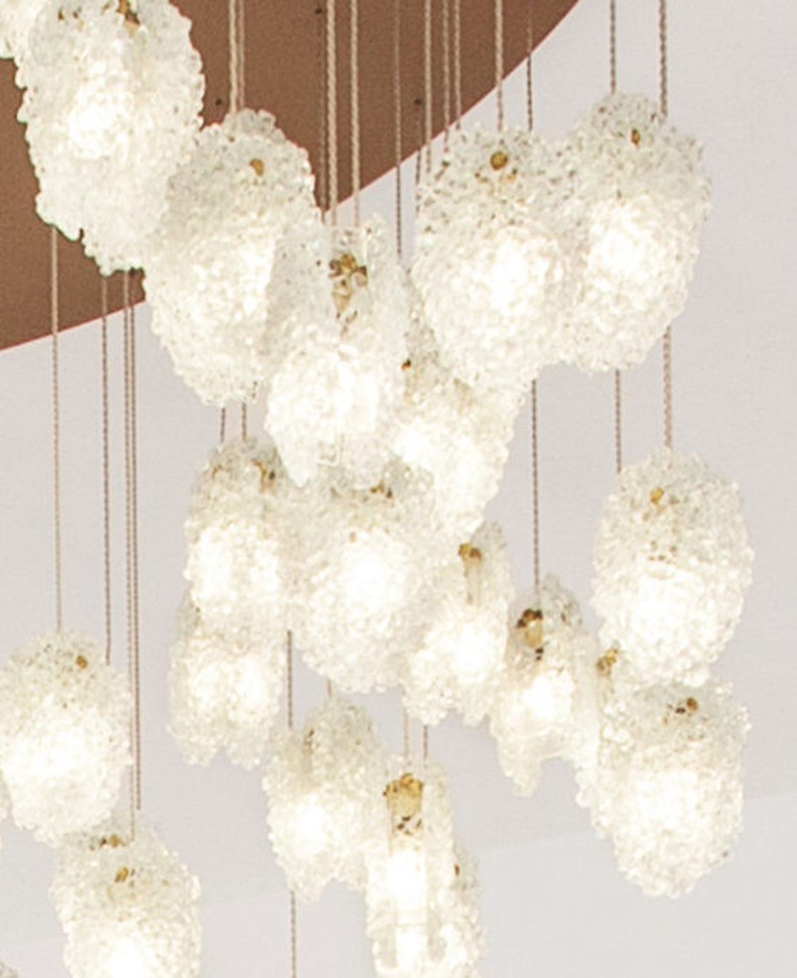Chandelier Lighting Multi Strand Light Fixture Glass Ceiling Etsy