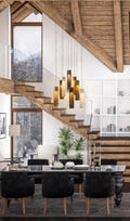 Rustic Chandelier, Boho Lighting, Handmade Earth Tones Art Glass Chandelier Lighting for Modern Farmhouse decor
