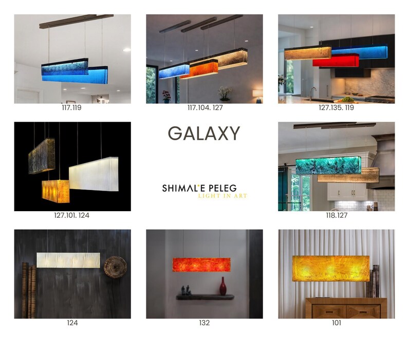 Lumière linéaire | Plafond rectangulaire pour îlot de cuisine et salle à manger image 18