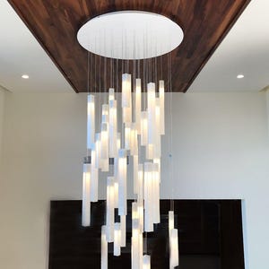 Foyer Chandelier, Modern Chandelier – Luxury Lighting Feature for High Ceilings