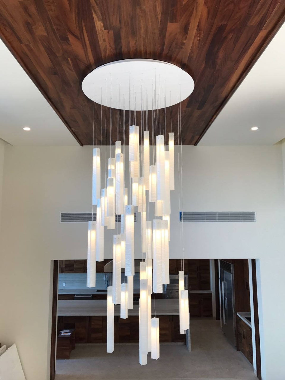 Modern Chandelier Large Lighting. Art - Etsy