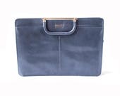 Vintage || Purse || Handbag || Grey || Briefcase || Top Handle Bag