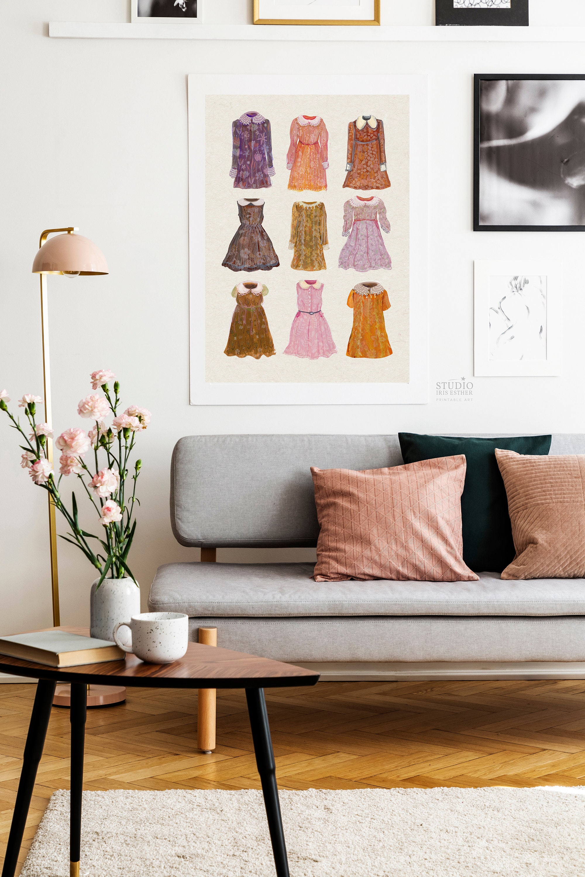 Fashion Wall Art Dress Art Print Fashionable Wall Art Etsy UK