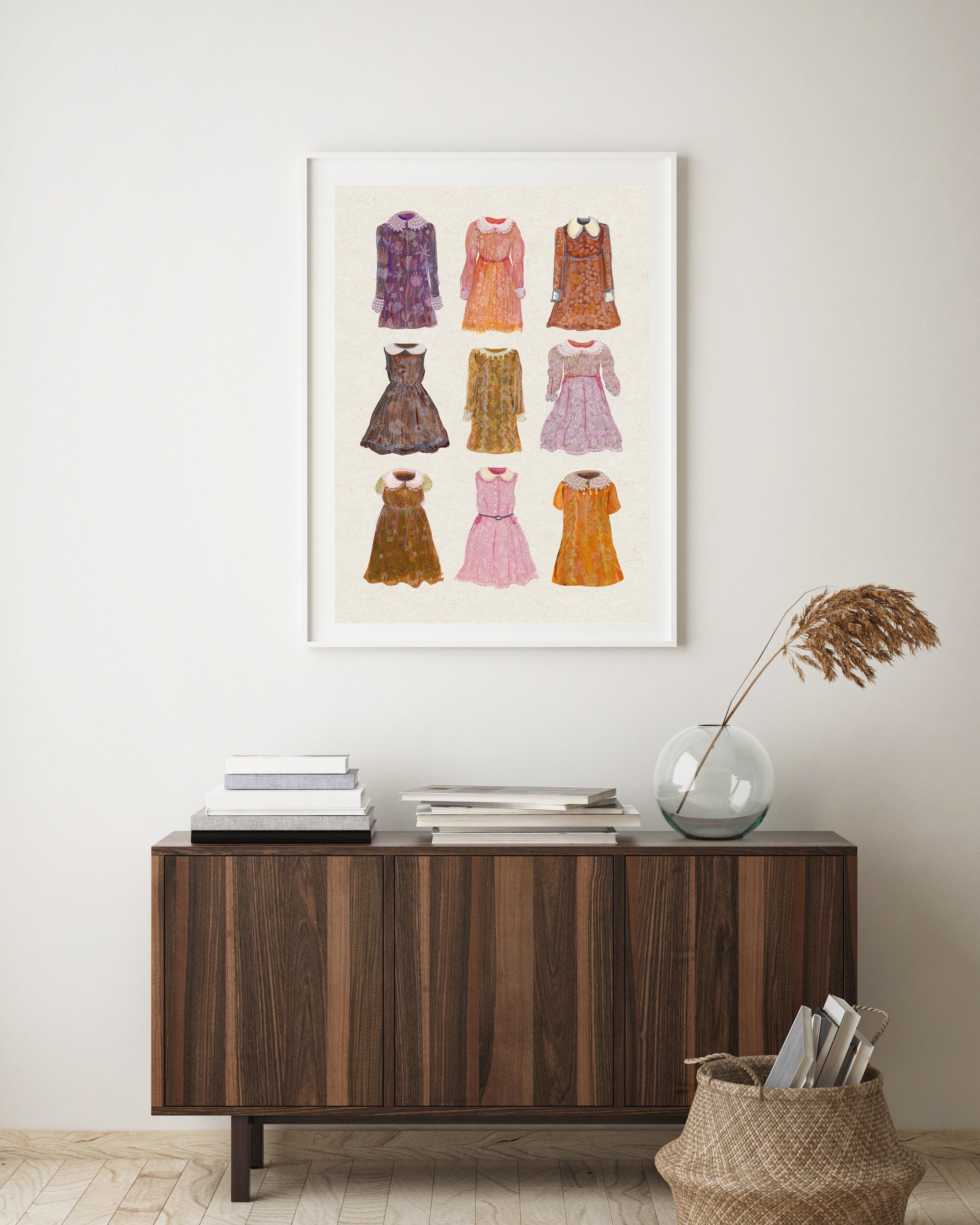 Fashion Wall Art Dress Art Print Fashionable Wall Art Etsy UK