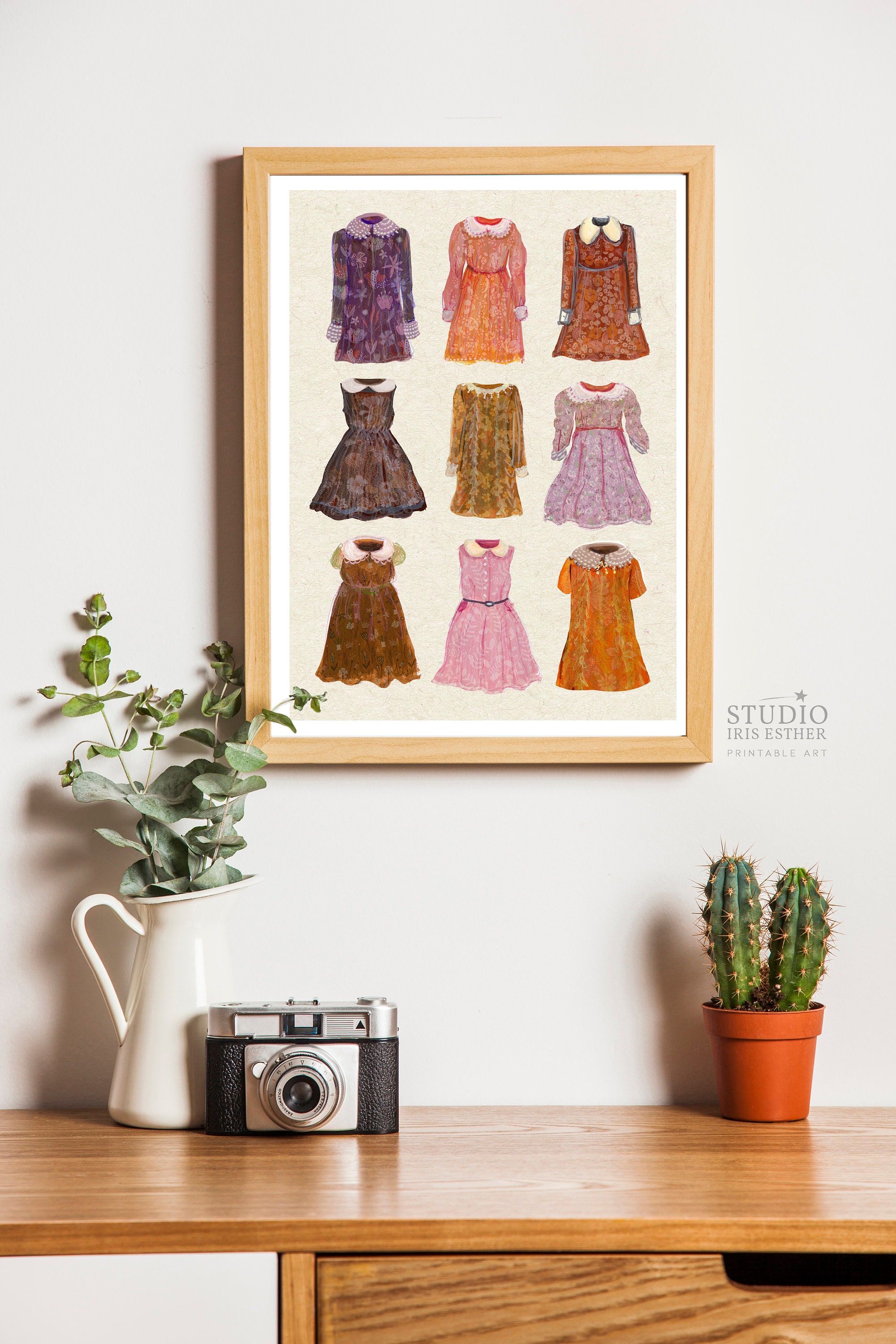 Fashion Wall Art Dress Art Print Fashionable Wall Art Etsy UK