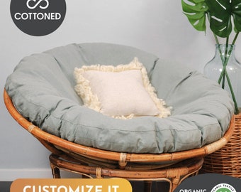 Custom Organic Cotton Bolster Pillow