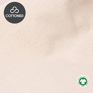 Organic Unbleached Heavyweight 100% Cotton Fabric / GOTS certified / 90&quot; (230 cm) wide / By the yard