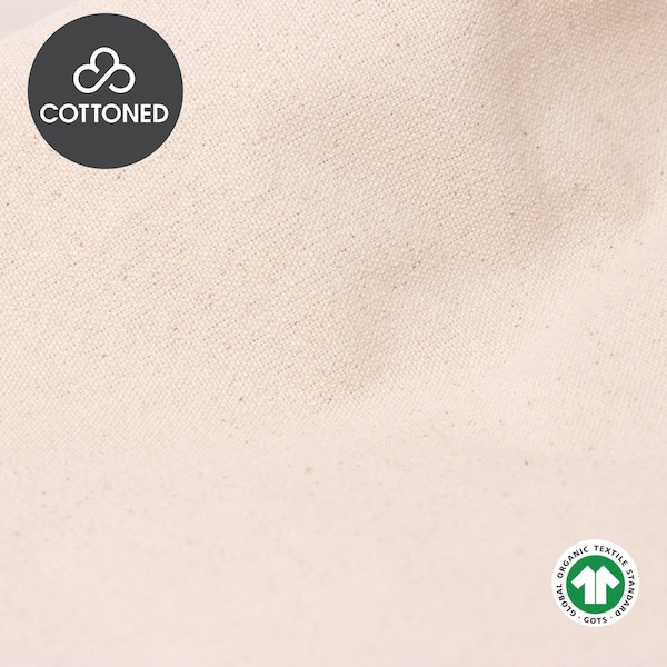 Tissu 100% coton lourd non blanchi biologique / certifié GOTS / 90" (230 cm) de large / par yard