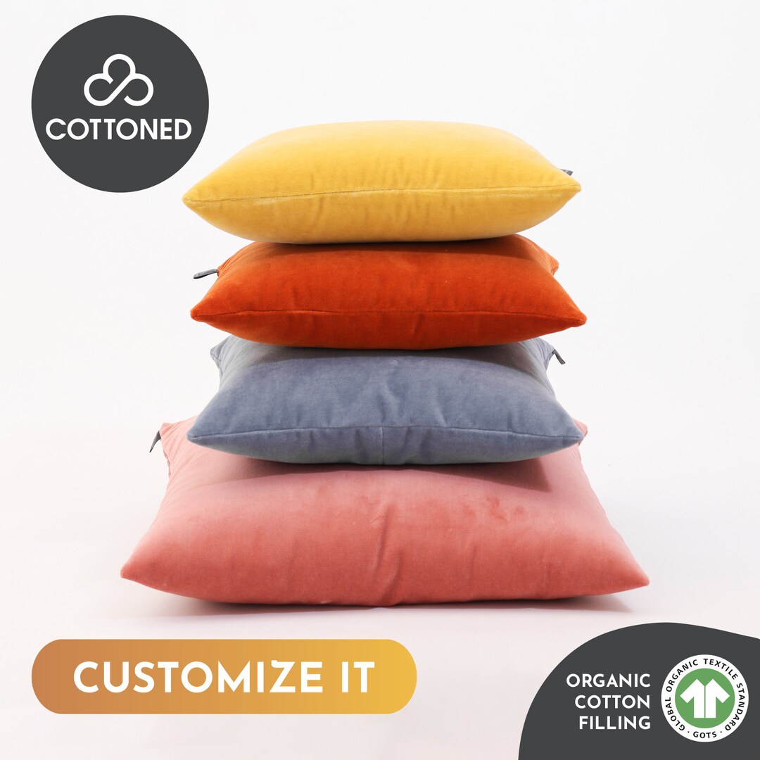 Organic throw pillows sale