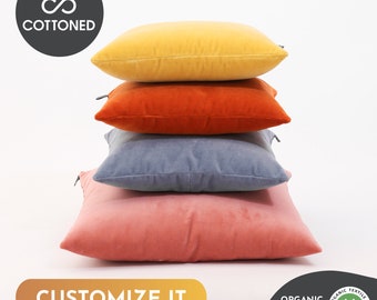 Custom Organic Cotton Bolster Pillow