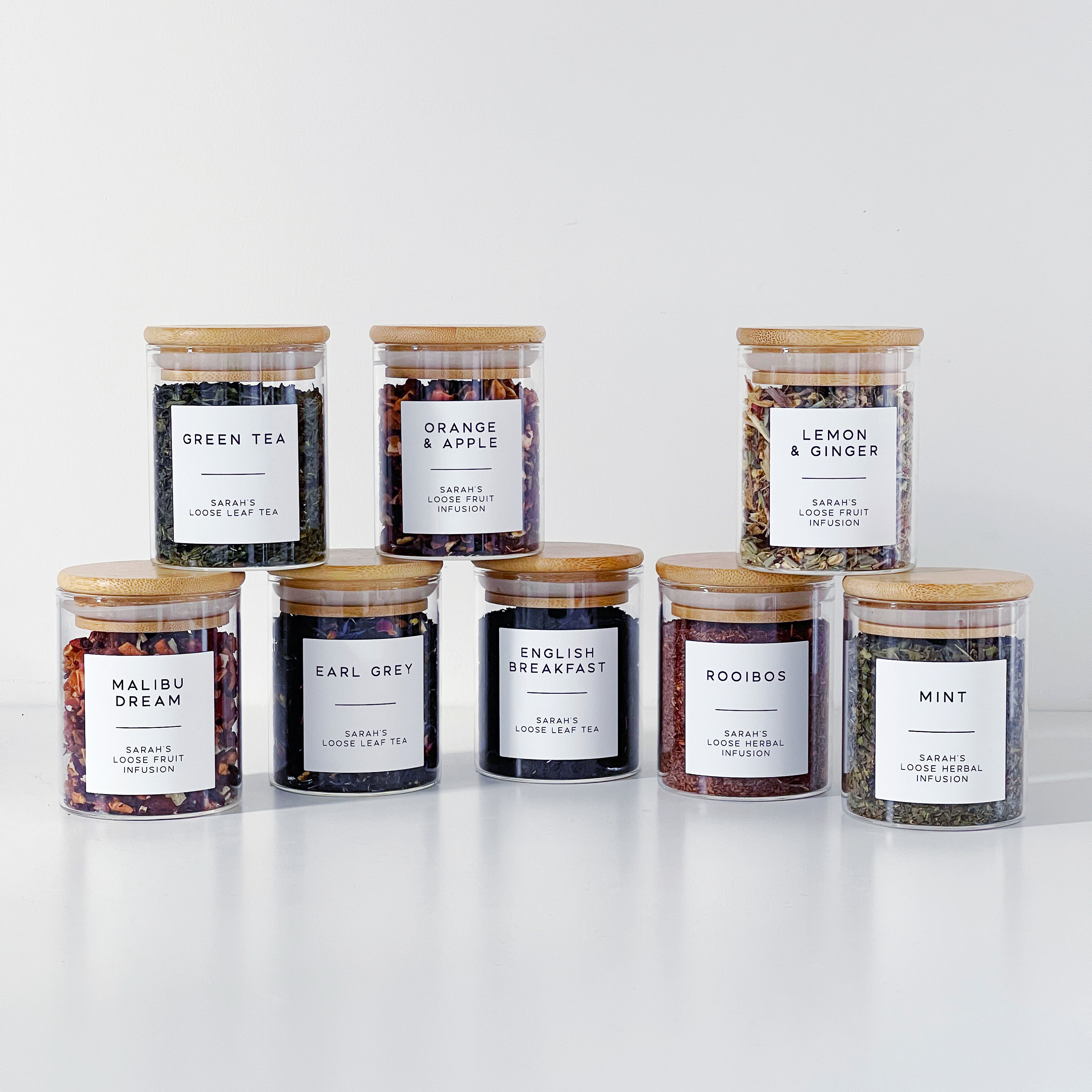 Personalised Loose Leaf Tea Storage Jar 200ml Airtight Etsy UK