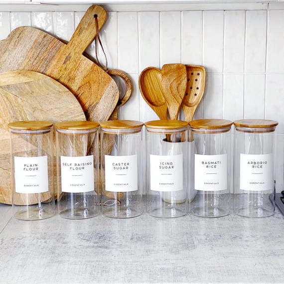 Ensemble de bocaux à épices en verre avec couvercle en bois, contenants à épices, bouteilles d'assaisonnement 4 oz, bocaux carrés en verre avec couvercle à vis en bambou - Chine Pot en