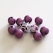 10 pearls magic or miracle purple amethyst 8 mm