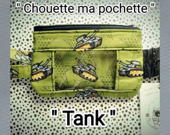 Pochette diabète "Tank" avec ceinture réglable pour pompe à insuline.