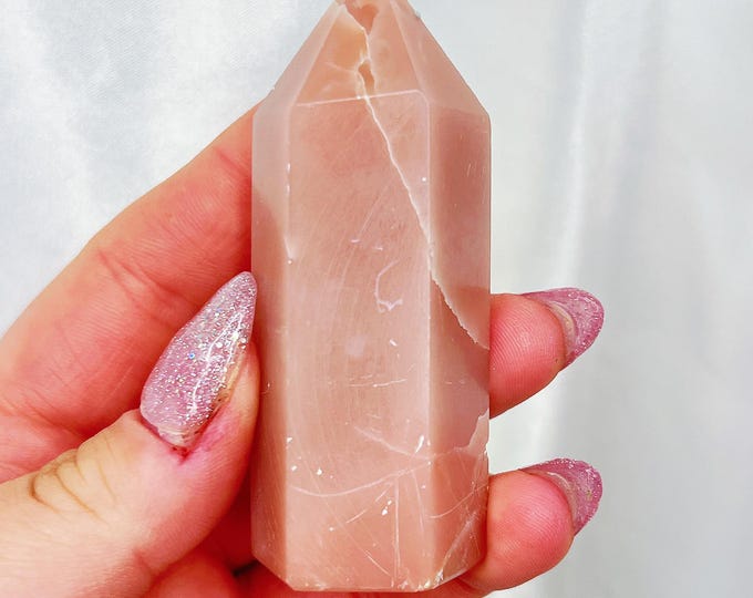 pink opal tower - natural finish