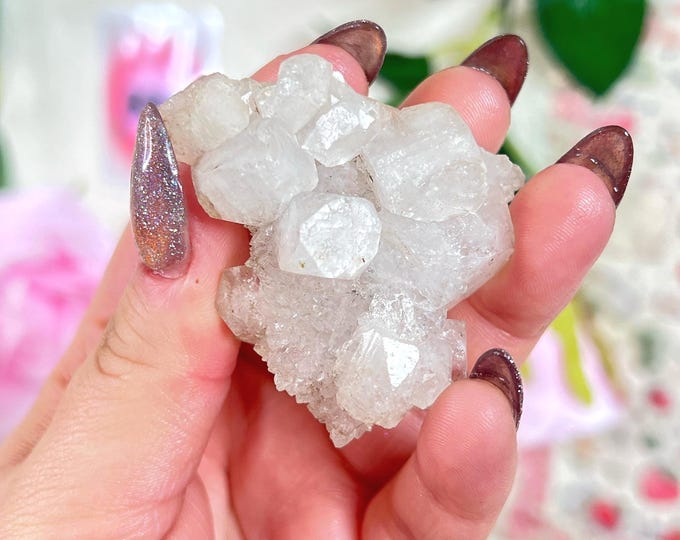 apophyllite cluster - mineral specimen, zeolite  (c2)