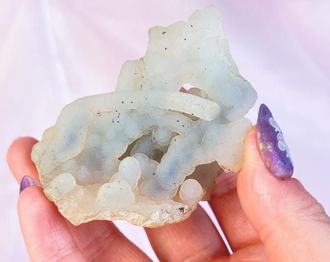 zeolite - raw chalcedony - natural crystal formation (4)