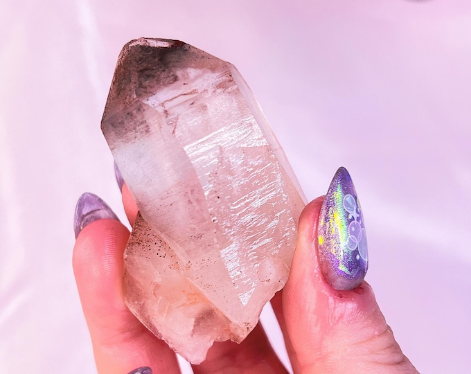 zeolite - quartz point - raw natural crystal formation (3)