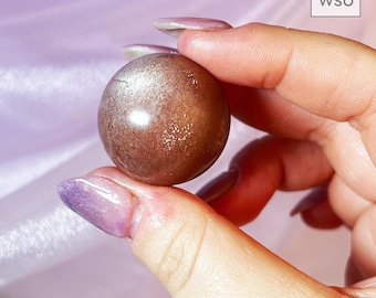 moonstone flash & sunstone glitters sphere